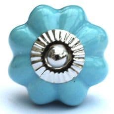 Light blue melon knob