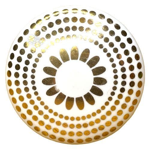 Metallic Flower, Gold