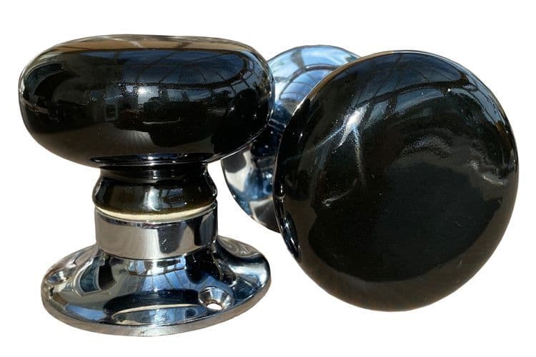 Mortice - Black Ceramic (silver)