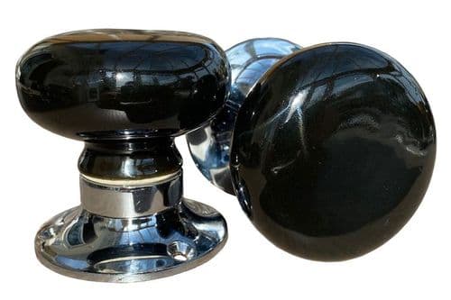 Mortice - Black Ceramic (silver)