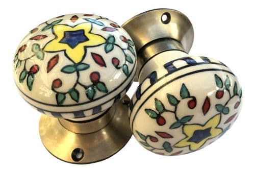 Mortice - Floral 1 BRONZE