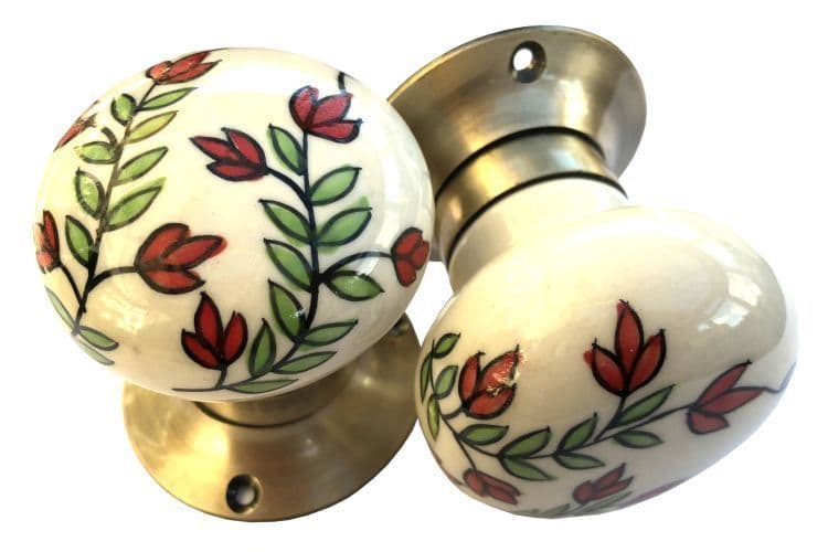 Mortice - Floral 2 BRONZE