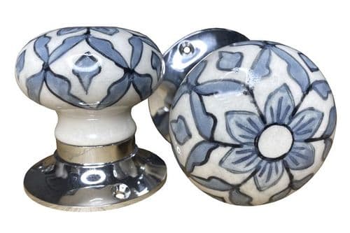 Mortice - Grey Intricate (Silver)