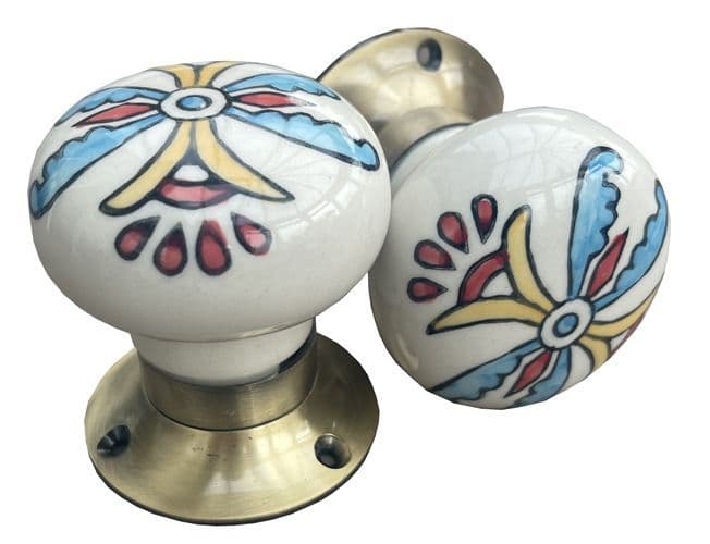 Mortice Knobs - Aztec 1 Bronze