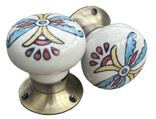 Mortice Knobs - Aztec 1 Bronze