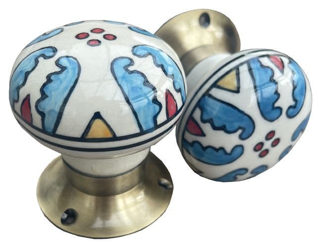 Mortice Knobs - Aztec 2 Bronze