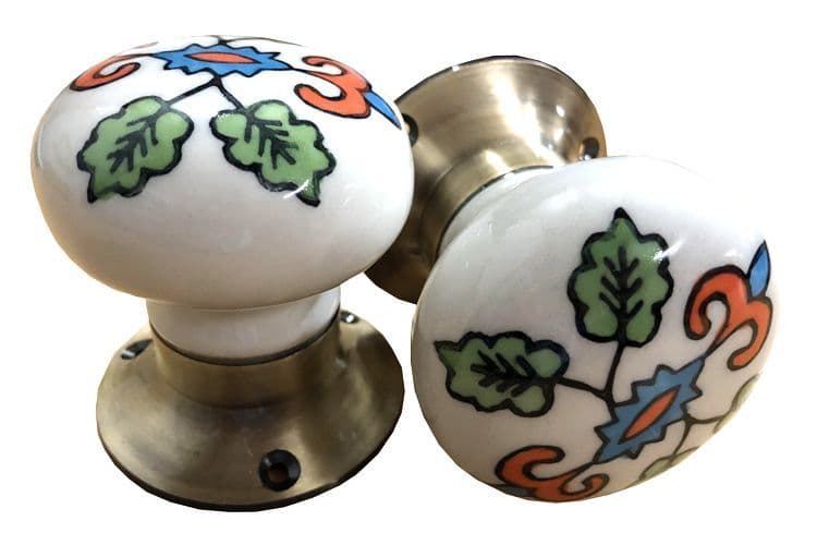 Mortice Knobs - Aztec 4 (bronze)