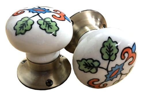 Mortice Knobs - Aztec 4 (bronze)