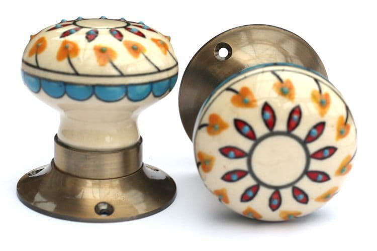 Mortice Knobs - Rays (bronze)