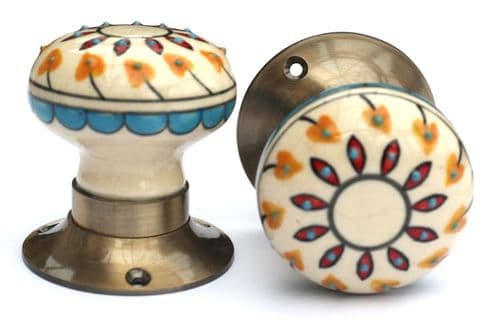 Mortice Knobs - Rays (bronze)