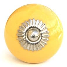 Mustard round knob