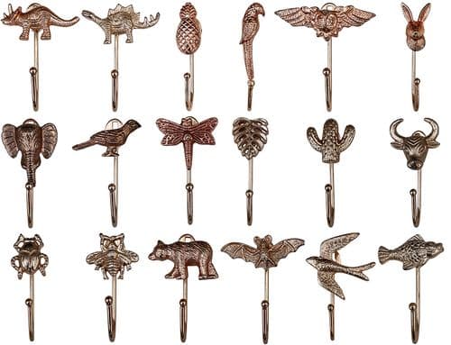 Nature Rose Gold Wire Hooks