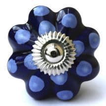 Navy blue spotty melon