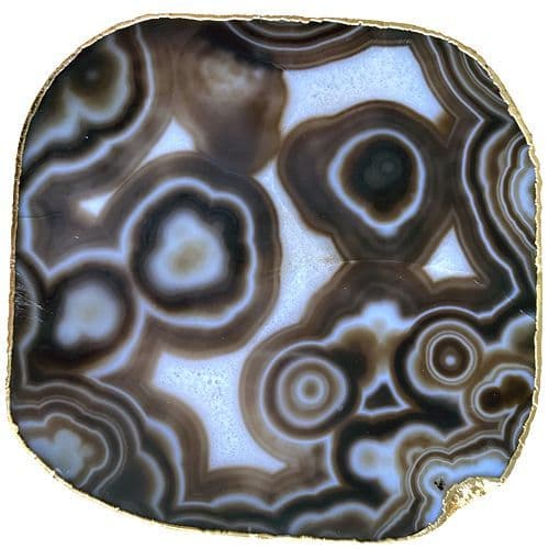 One black Agate coaster
