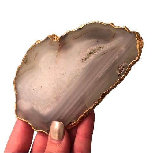 One grey Agate coaster