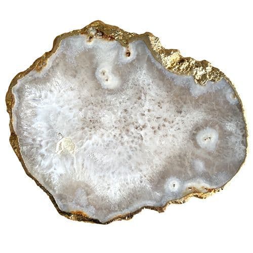 One white Agate coaster