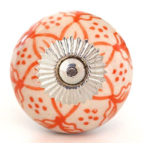 Orange Pretty Knob