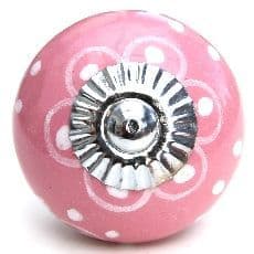 Pink with White Patterns