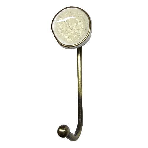 Pod Hook White and Gold Trim