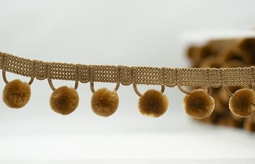 Pompom Trim - Gold