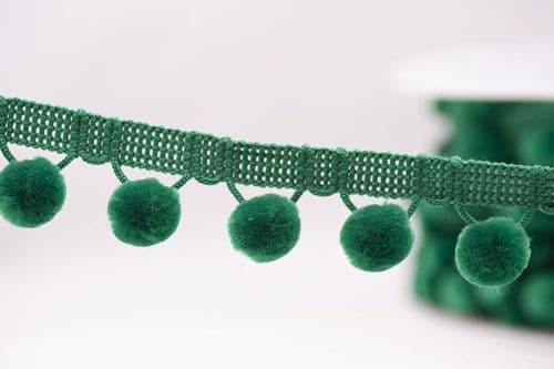 Pompom Trim - Jade