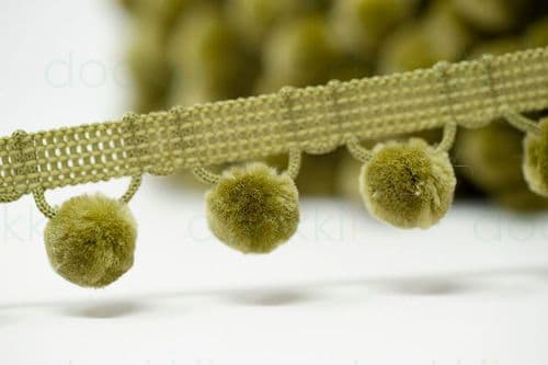 Pompom Trim - Pistachio