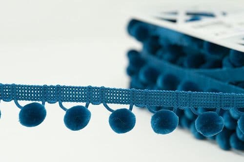 Pompom Trim - Turquoise