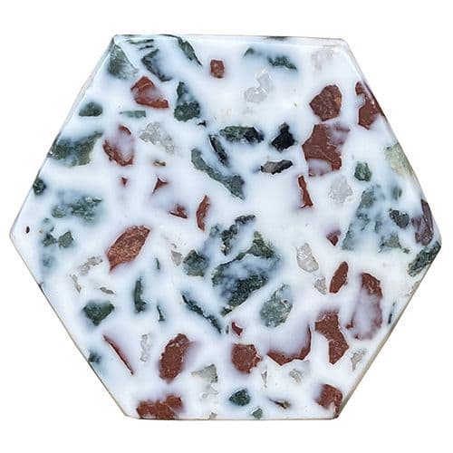 Resin Terrazzo Hexagon