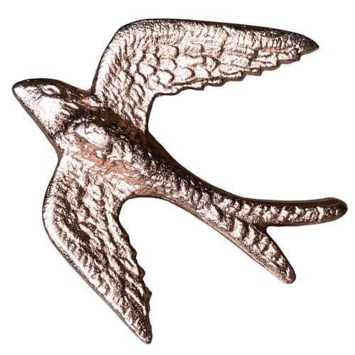 Rose Gold Swallow Bird