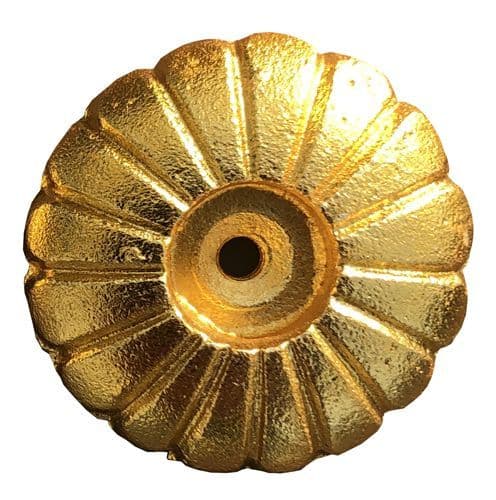 Round Sliced Backplate Gold