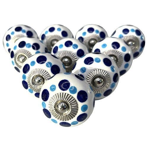 Set of 10 Candy Dots - Blue