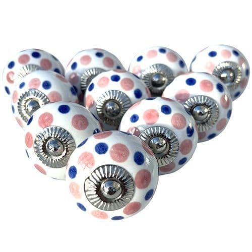 Set of 10 Candy Dots - Pink