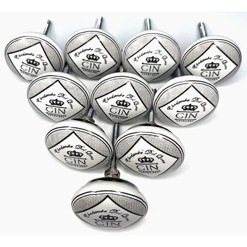 Set of 10 Gin Knobs