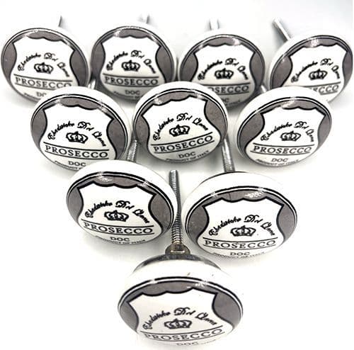Set of 10 Prosecco Knobs