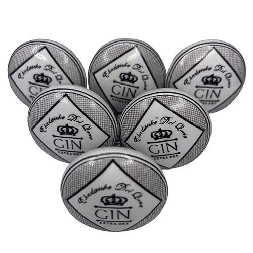 Set of 6 Gin Knobs
