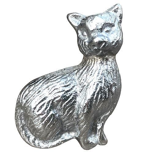 Silver Sitting Cat
