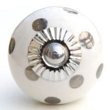 Silver spots knob