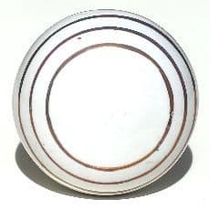 Smooth gold stripes knob