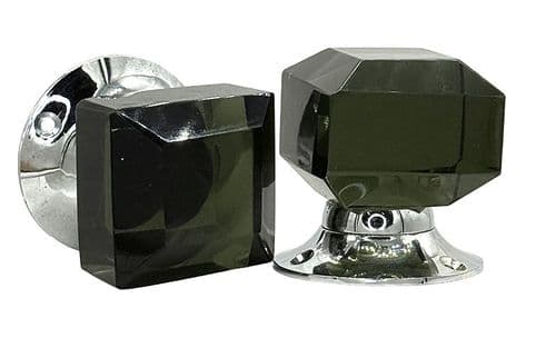 Square glass mortice - Emerald