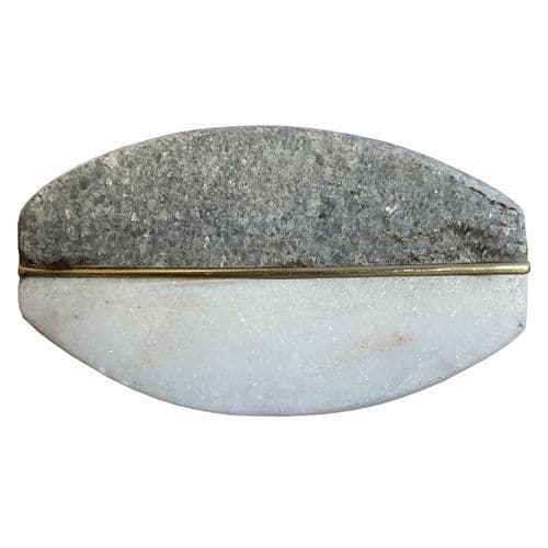 Stone Oval - Gold