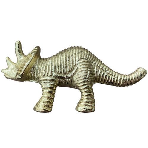 Triceratops Dinosaur - Gold