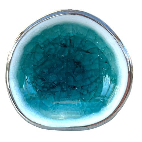 Turquoise Silver Pod