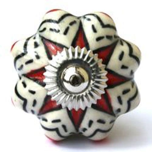 White/Black/Red Jolly Melon