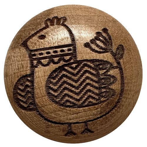 Wooden Knob - Chicken