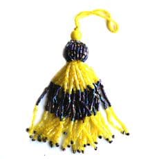 Yellow and Blue tassel