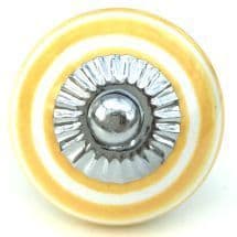 Yellow Striped Knob