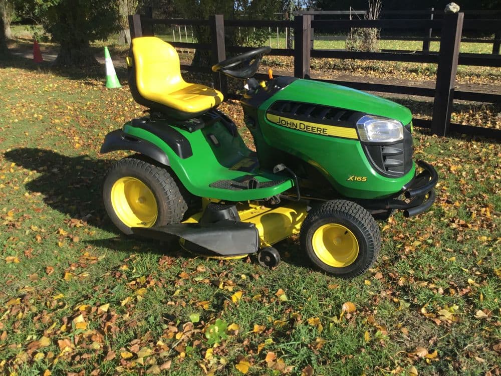 SOLD XXXXXXXJOHN DEERE X165 tractor mowerSOLDXXXXX