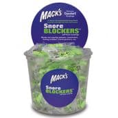Mack's SnoreBlockers Soft Foam Earplugs - 100 Pair Tub