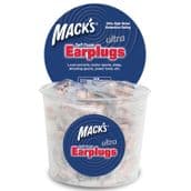 MACK'S ULTRA SOFT FOAM PLUGS 32DB - 100 Pair Tub
