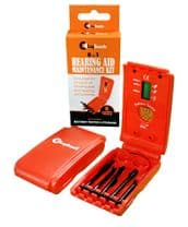 NEW 6 IN1 HEARING AID CLEANER WITH BUILT IN BATTERY TESTER & LONGER VENT/TUBE CLEANER